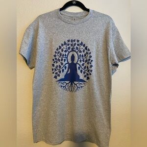 Asian Root Gray T- Shirt